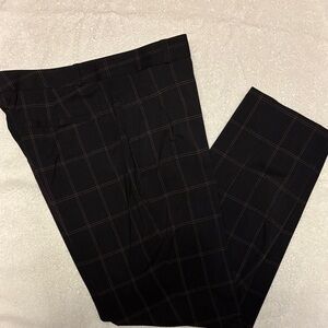 Banana Republic Dark Checkered Pants